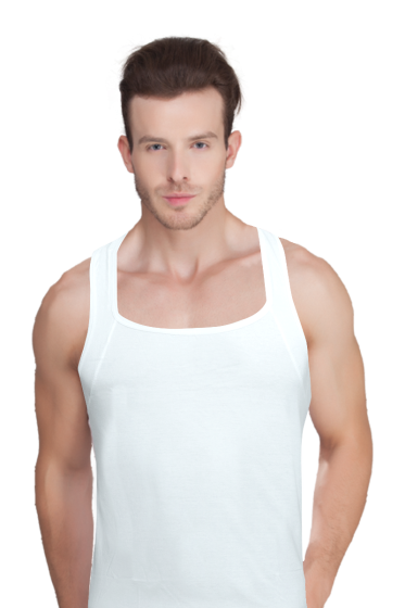 Men's Cotton Vest Ornate Design