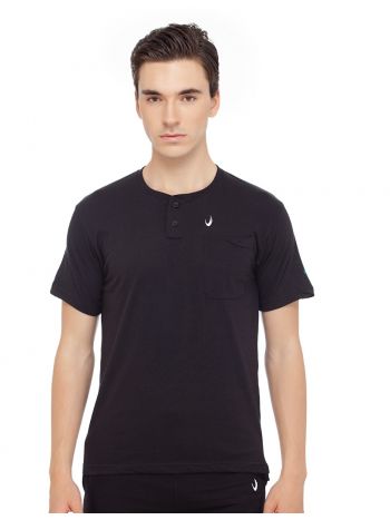 Men's Round Neck Riker T Shirt